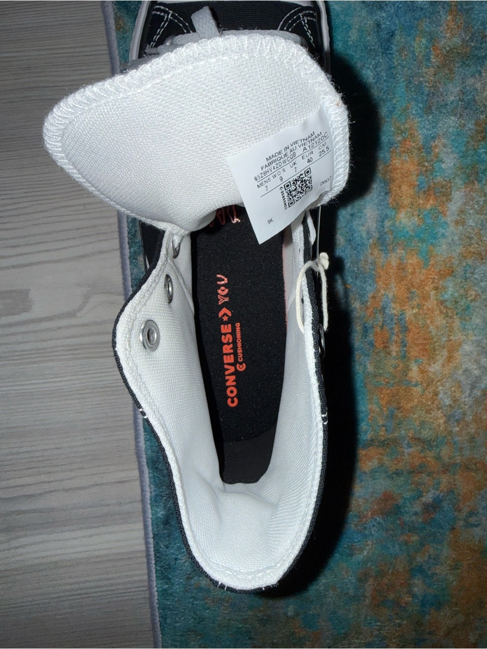 Converse Black High-Top Platform Sneakers - Picture 4 of 8